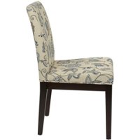 AveSix - Dakota Parsons Traditional Fabric Home Chair - Avignon Sky - Left_Zoom