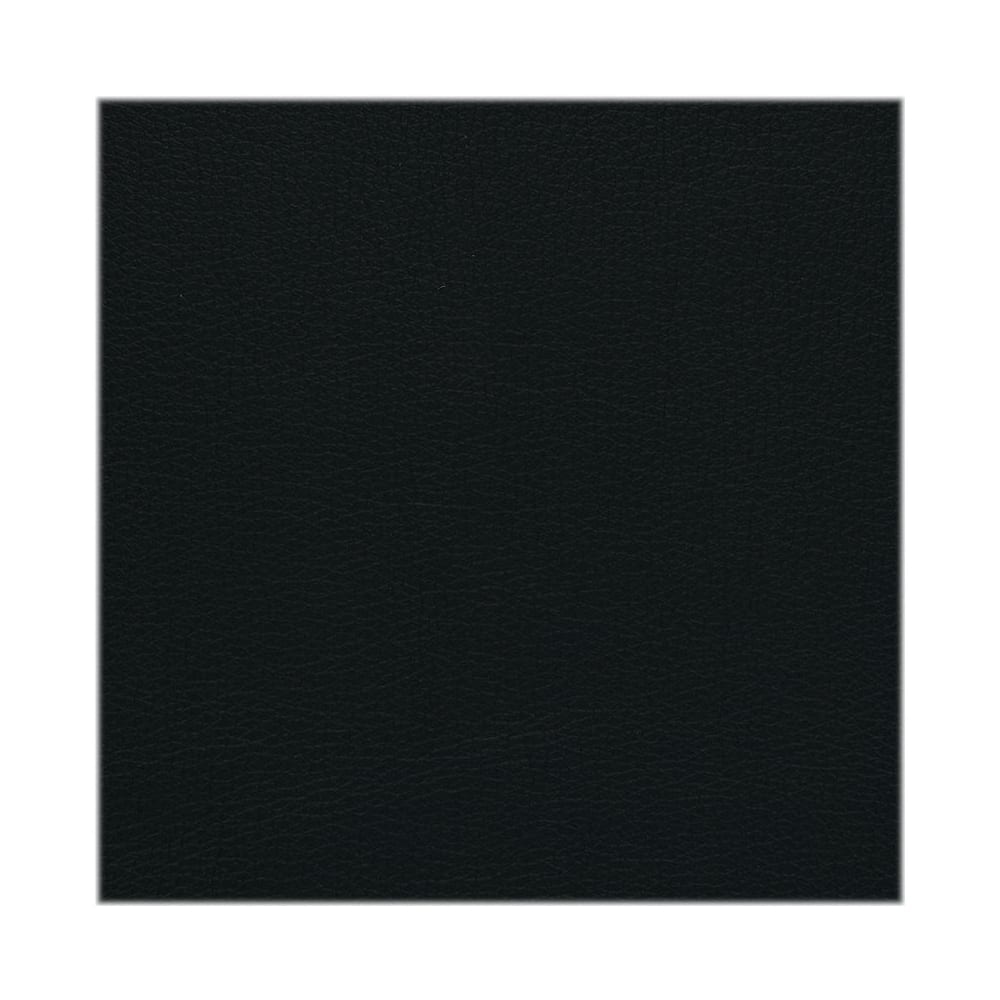 Alt View 11. OSP Home Furnishings - Augusta Mid-Century Bonded Leather Ottoman With Inner Storage - Black.