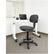 Front. WorkSmart - DC Series Vinyl & Molded Foam Drafting Chair - Black.