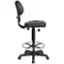 Alt View 12. WorkSmart - DC Series Vinyl & Molded Foam Drafting Chair - Black.