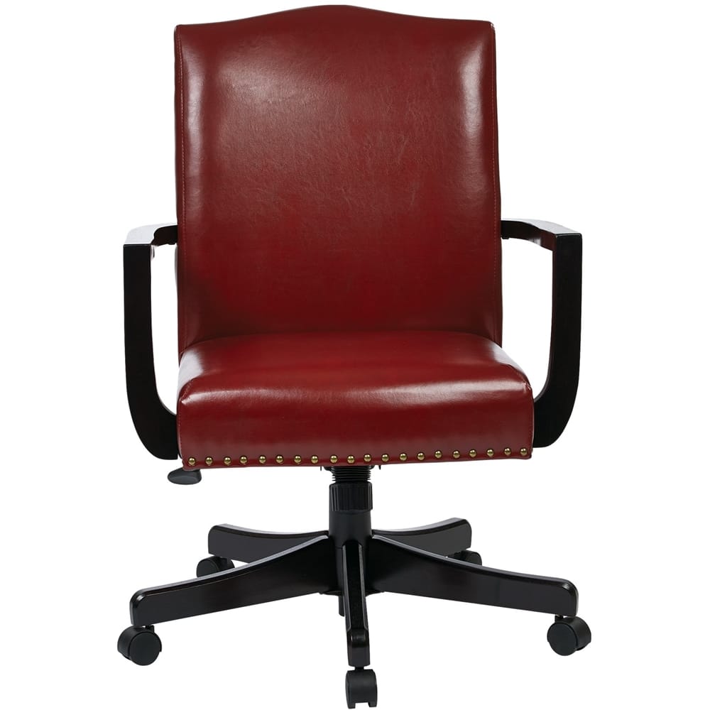 bassett leather office chair