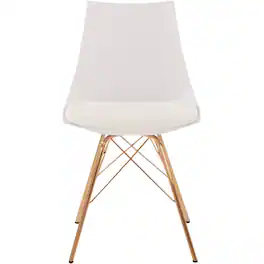 OSP Home Furnishings - Oakley Chair - White/Gold