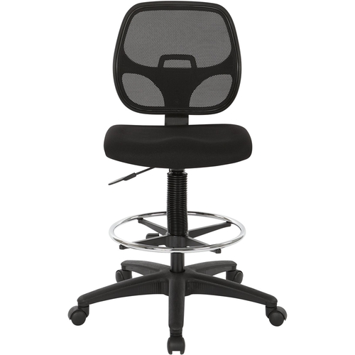 WorkSmart - DC Series Fabric Drafting Chair - Black was $156.99 now $125.99 (20.0% off)