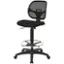 Alt View 12. WorkSmart - DC Series Fabric Drafting Chair - Black.