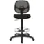 Alt View 13. WorkSmart - DC Series Fabric Drafting Chair - Black.