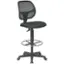 Alt View 14. WorkSmart - DC Series Fabric Drafting Chair - Black.
