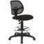Left. WorkSmart - DC Series Fabric Drafting Chair - Black.