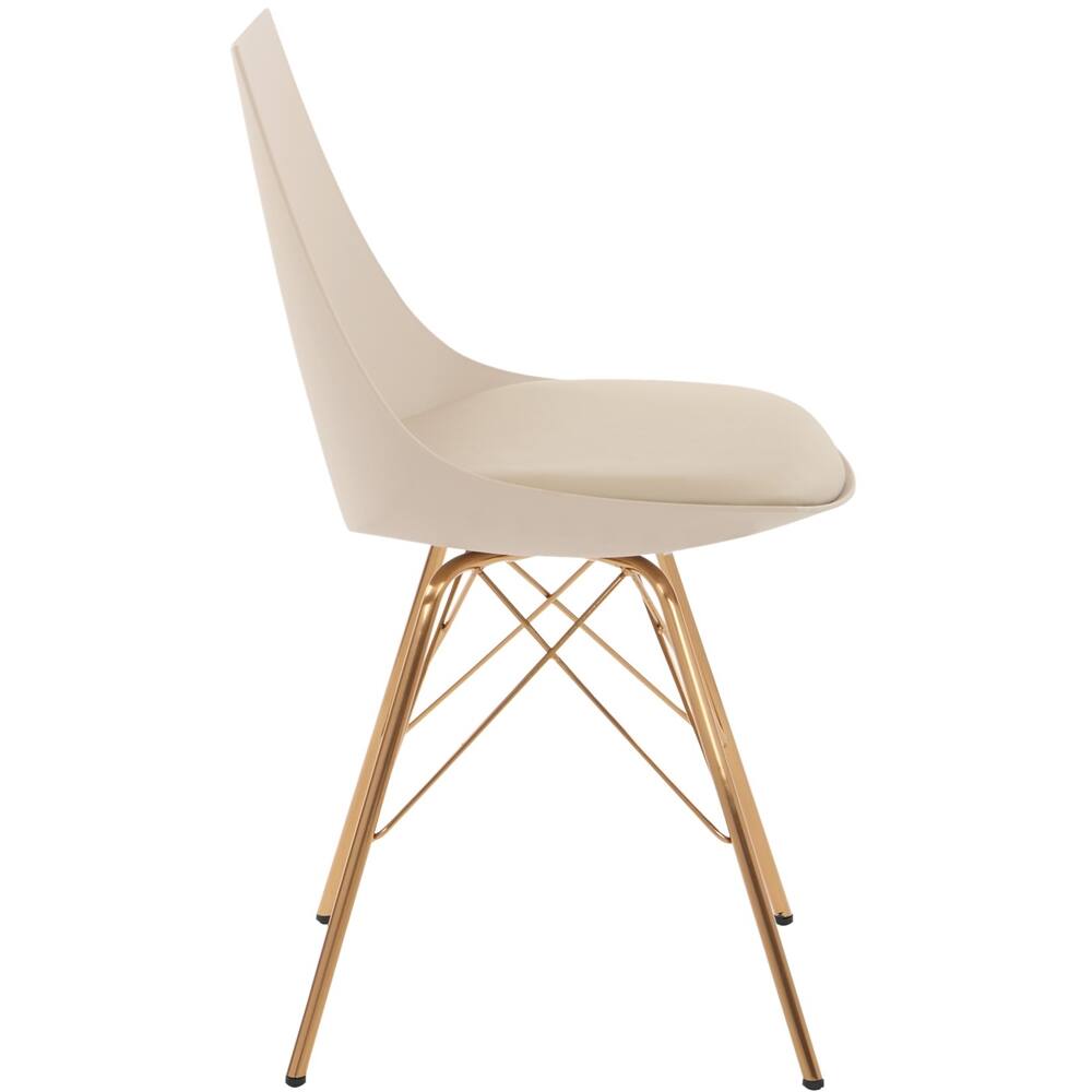 Alt View 12. OSP Home Furnishings - Oakley Chair - Cream/Gold.