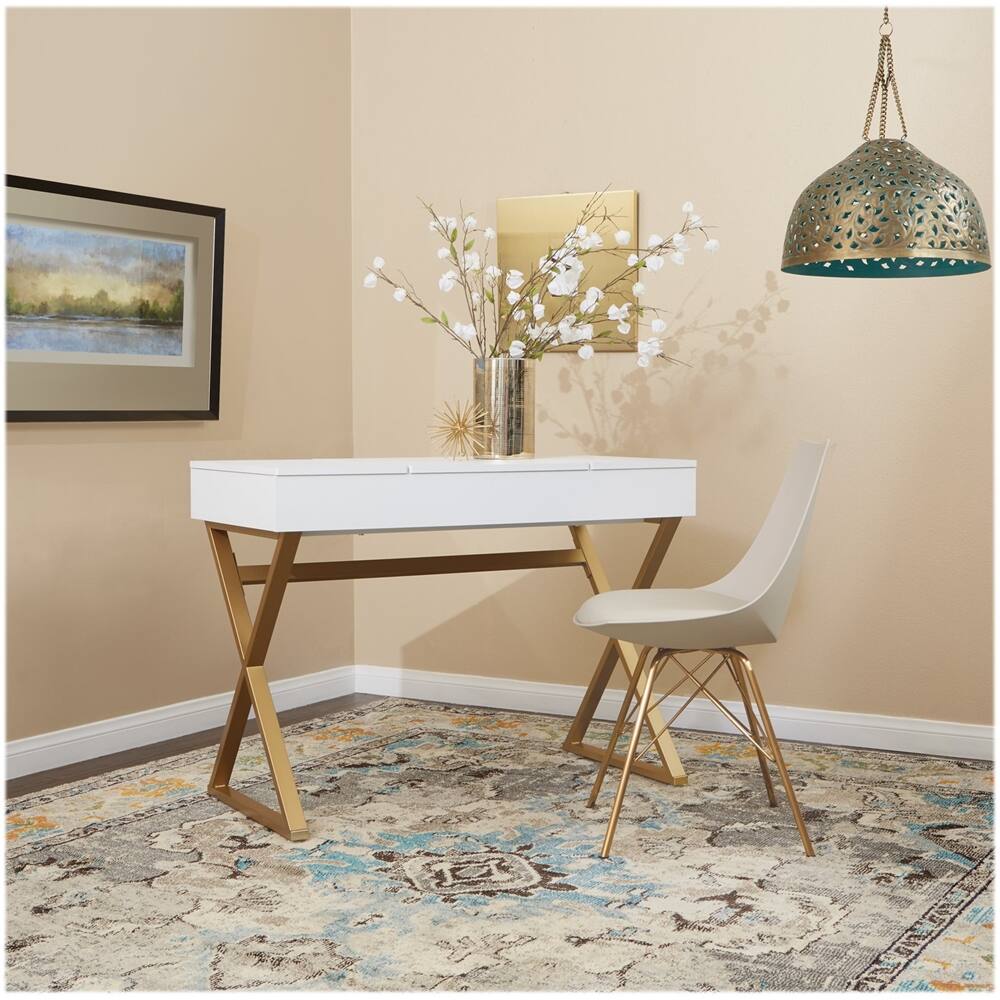 Alt View 14. OSP Home Furnishings - Oakley Chair - Cream/Gold.