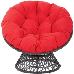 OSP Home Furnishings - Papasan Chair - Red - Front_Zoom