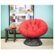 Alt View Zoom 13. OSP Designs - Papasan Polyester Chair - Red.