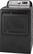 Left. GE - 7.4 Cu. Ft. 12-Cycle Electric Dryer - Diamond Gray.