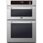 Front. LG - STUDIO 30" Smart Built-In Electric Convection Combination Wall Oven with Microwave and Infrared Heating - Stainless Steel.
