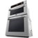 Alt View Zoom 18. LG - STUDIO 30" Combination Double Electric Convection Wall Oven with Built-In Microwave, Wifi, and Infrared Heating - Stainless steel.