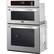 Left. LG - STUDIO 30" Smart Built-In Electric Convection Combination Wall Oven with Microwave and Infrared Heating - Stainless steel.