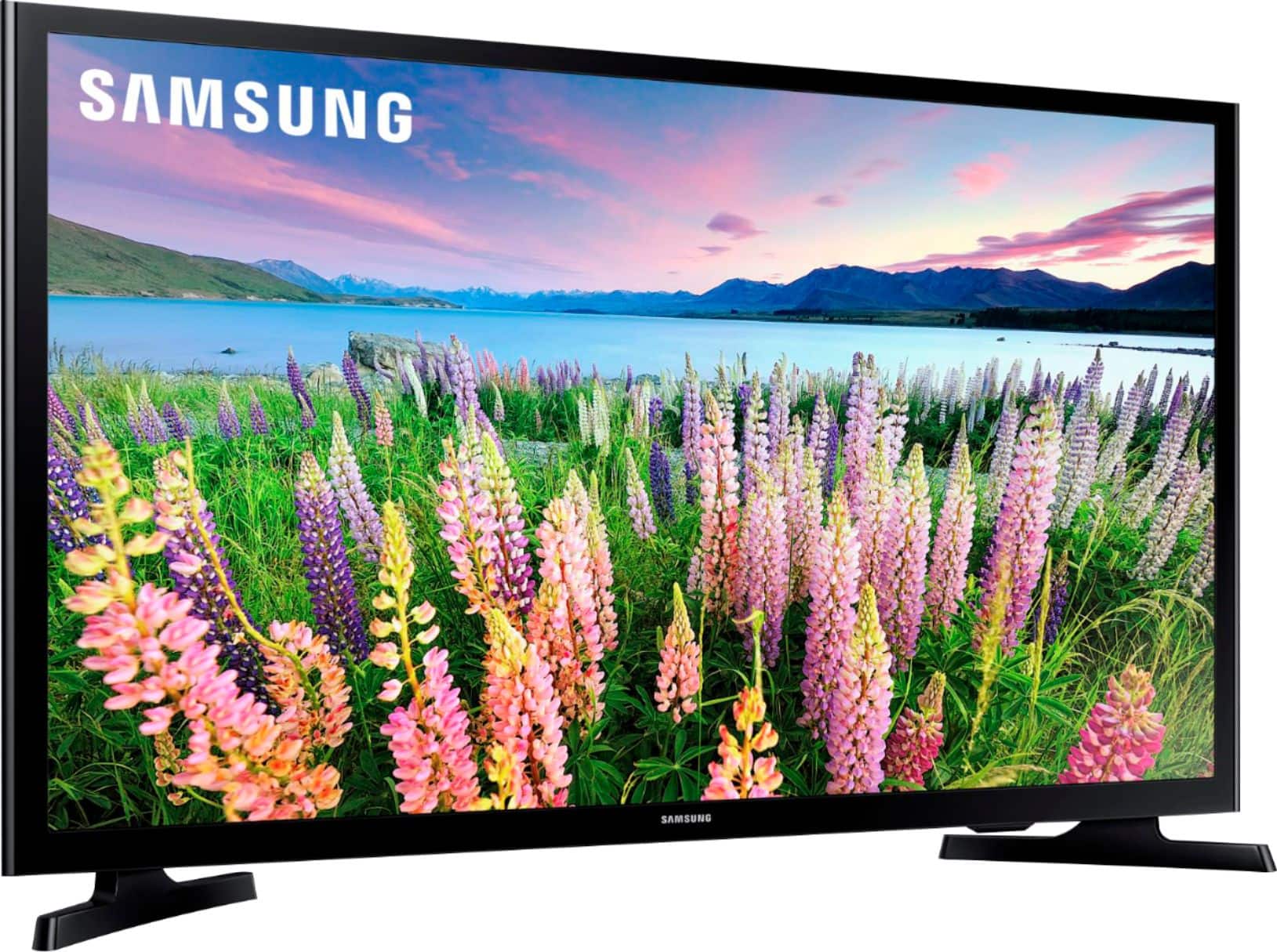 Angle. Samsung - 40" Class 5 Series LED Full HD Smart Tizen TV - Black.