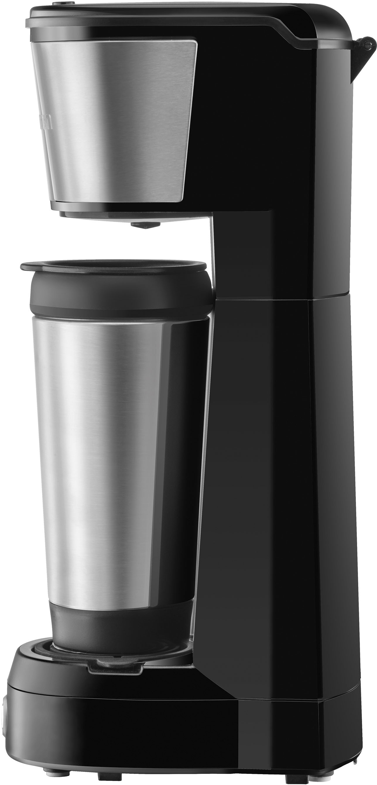 KitchenBro RNAB0C2464K7K single serve coffee maker k cup with reservoir,  small pods coffee maker 6-14 oz brew size, mini single cup coffee maker fits