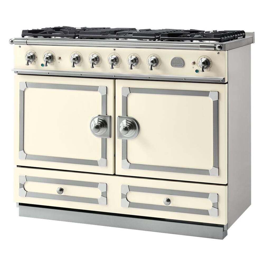 La Cornue Freestanding Double Oven Dual Fuel Convection Range Blanc