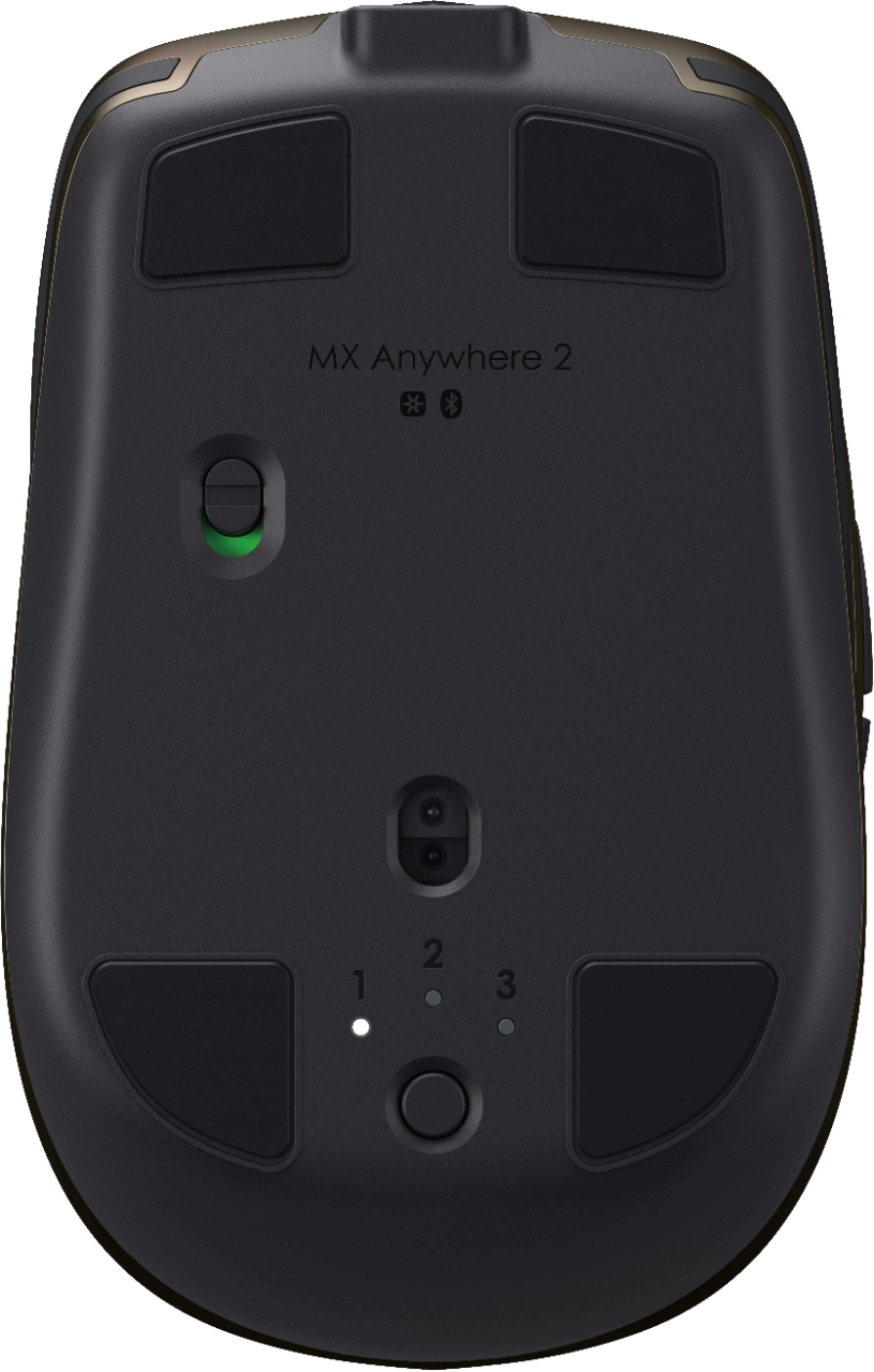 Alt View 14. Logitech - MX Anywhere 2S Wireless Laser Mouse - Black.