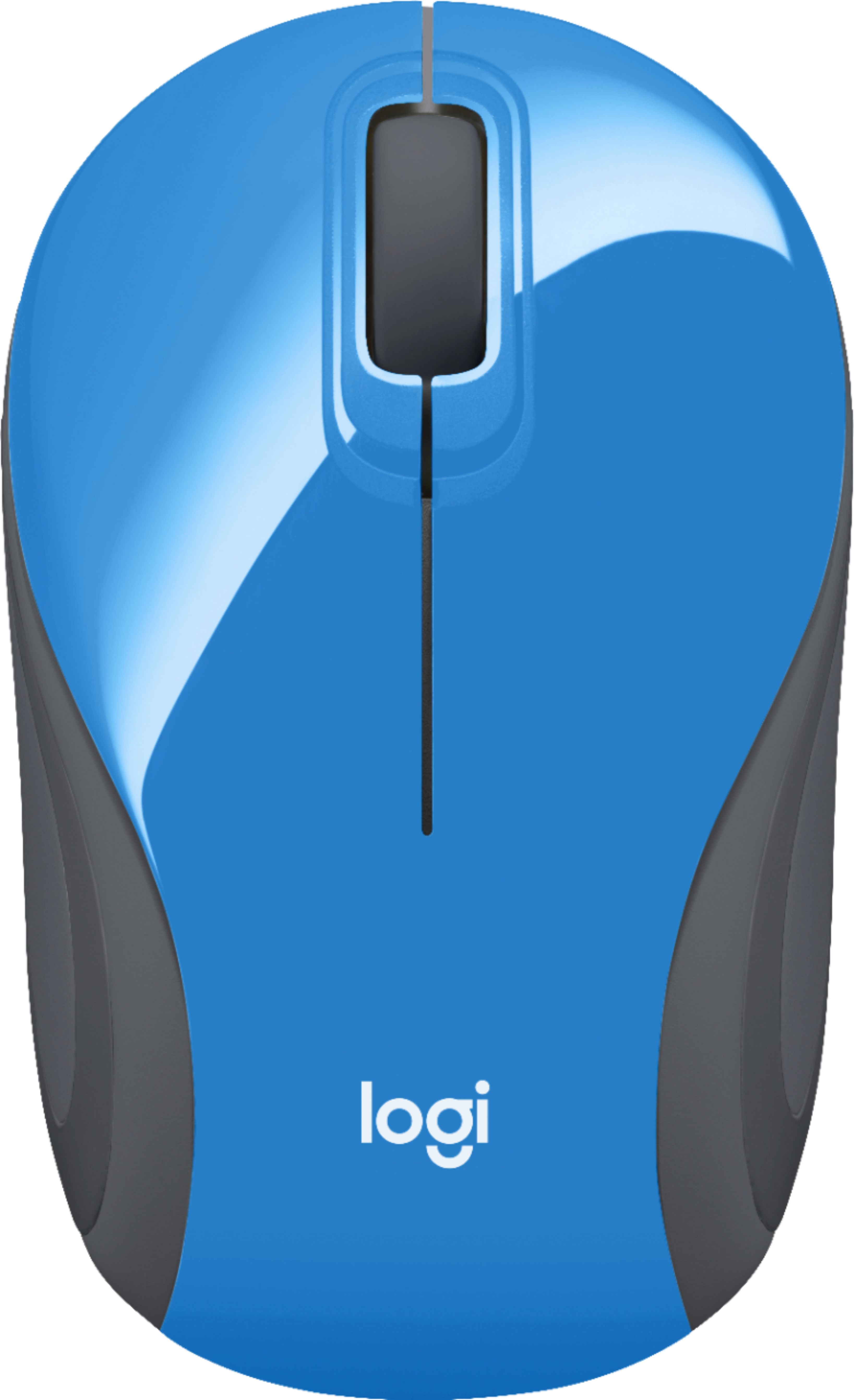 Logitech - Mini souris sans fil M187 (Bleu)