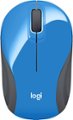 Front Zoom. Logitech - M187 Mini Wireless Optical Mouse with Ambidextrous Design - Blue-gray.
