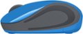 Alt View Zoom 12. Logitech - M187 Mini Wireless Optical Mouse with Ambidextrous Design - Blue-gray.