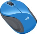 Alt View Zoom 15. Logitech - M187 Mini Wireless Optical Mouse with Ambidextrous Design - Blue-gray.