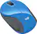 Alt View 15. Logitech - M187 Mini Wireless Optical Ambidextrous Mouse - Blue-gray.