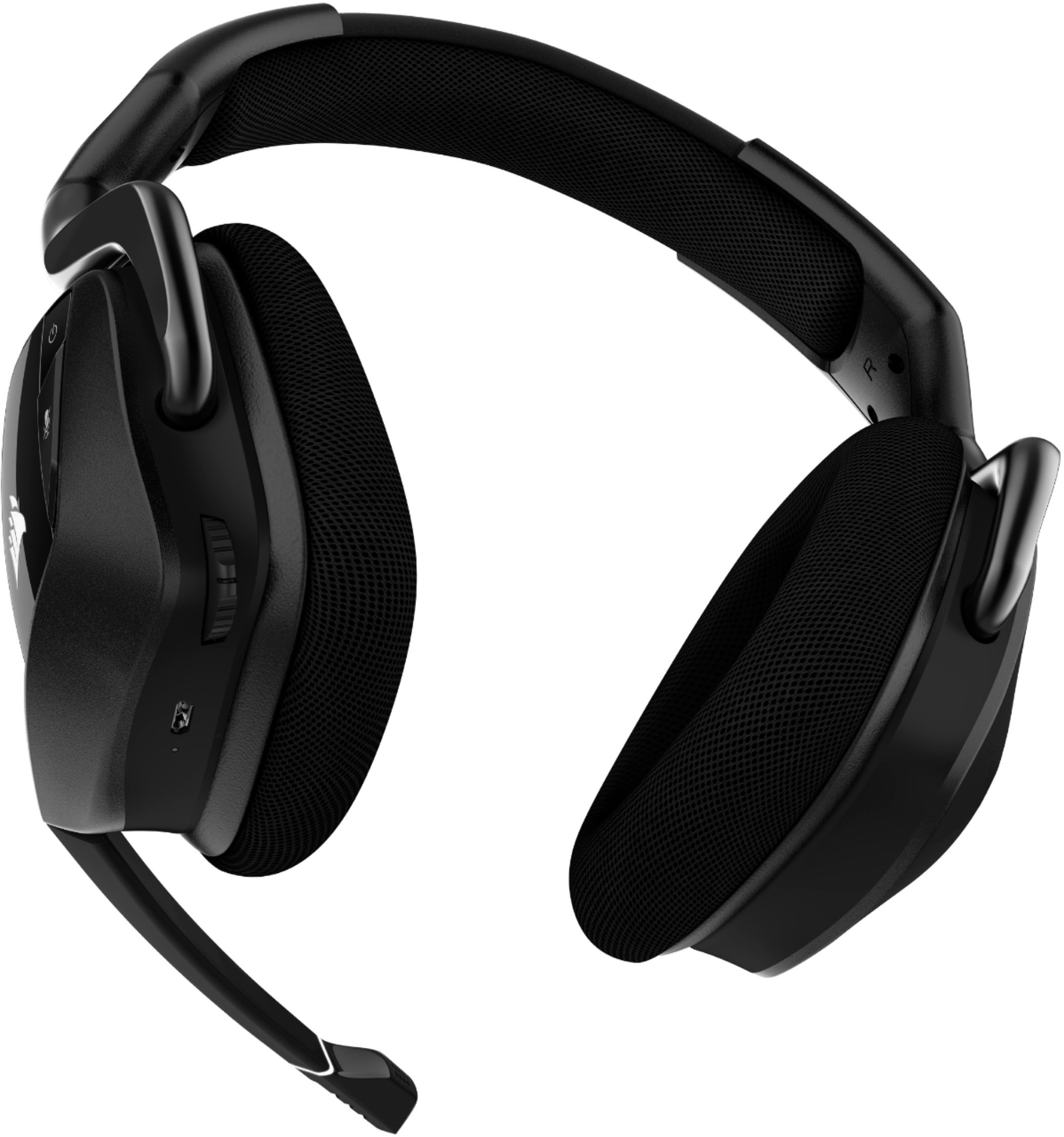 adviseren barsten de studie CORSAIR VOID RGB ELITE Wireless 7.1 Surround Sound Gaming Headset for PC,  PS5, PS4 Carbon CA-9011201-NA - Best Buy