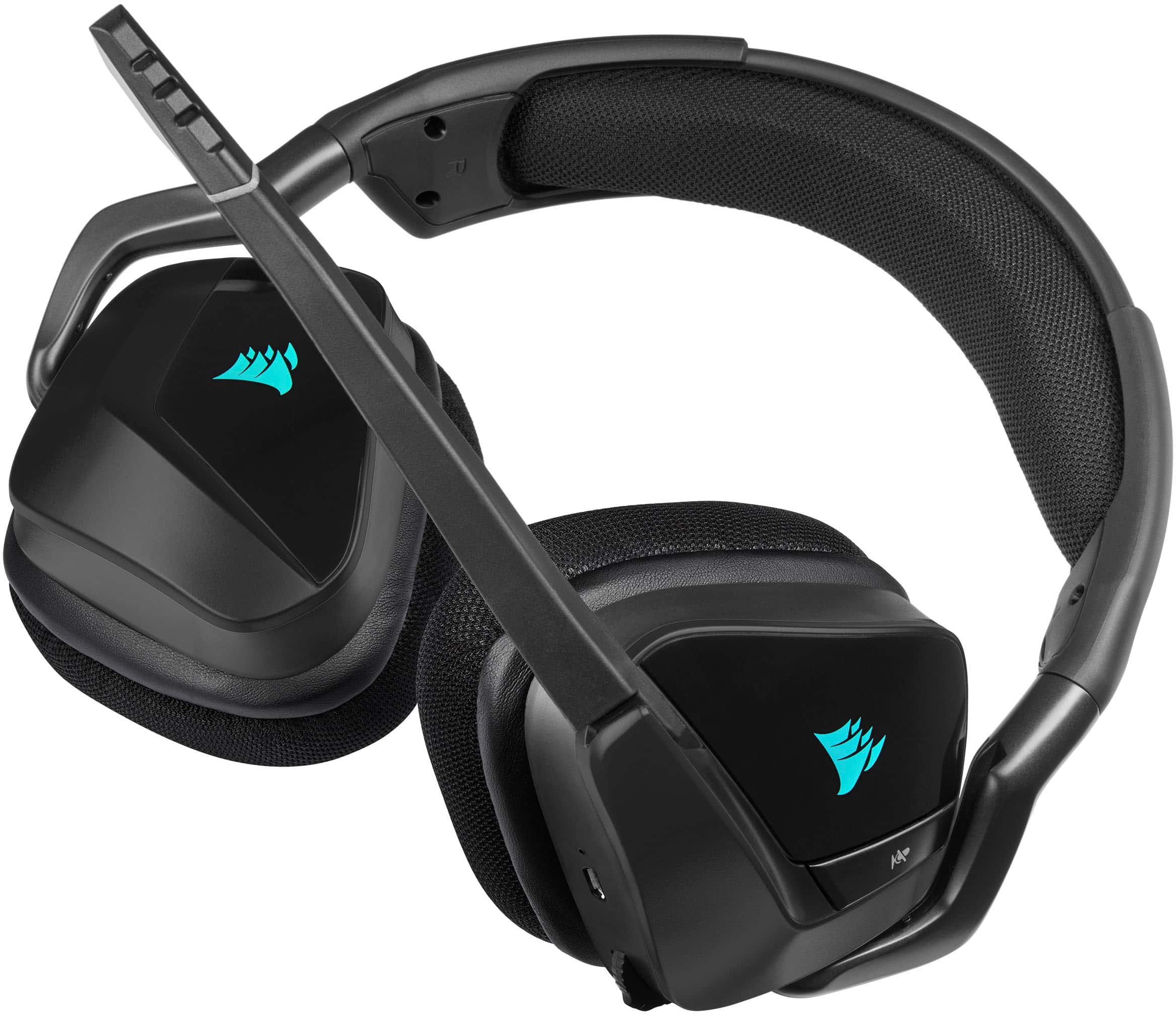 Alt View 16. CORSAIR - VOID RGB ELITE Wireless Gaming Headset for PC, PS5, PS4 - Carbon.
