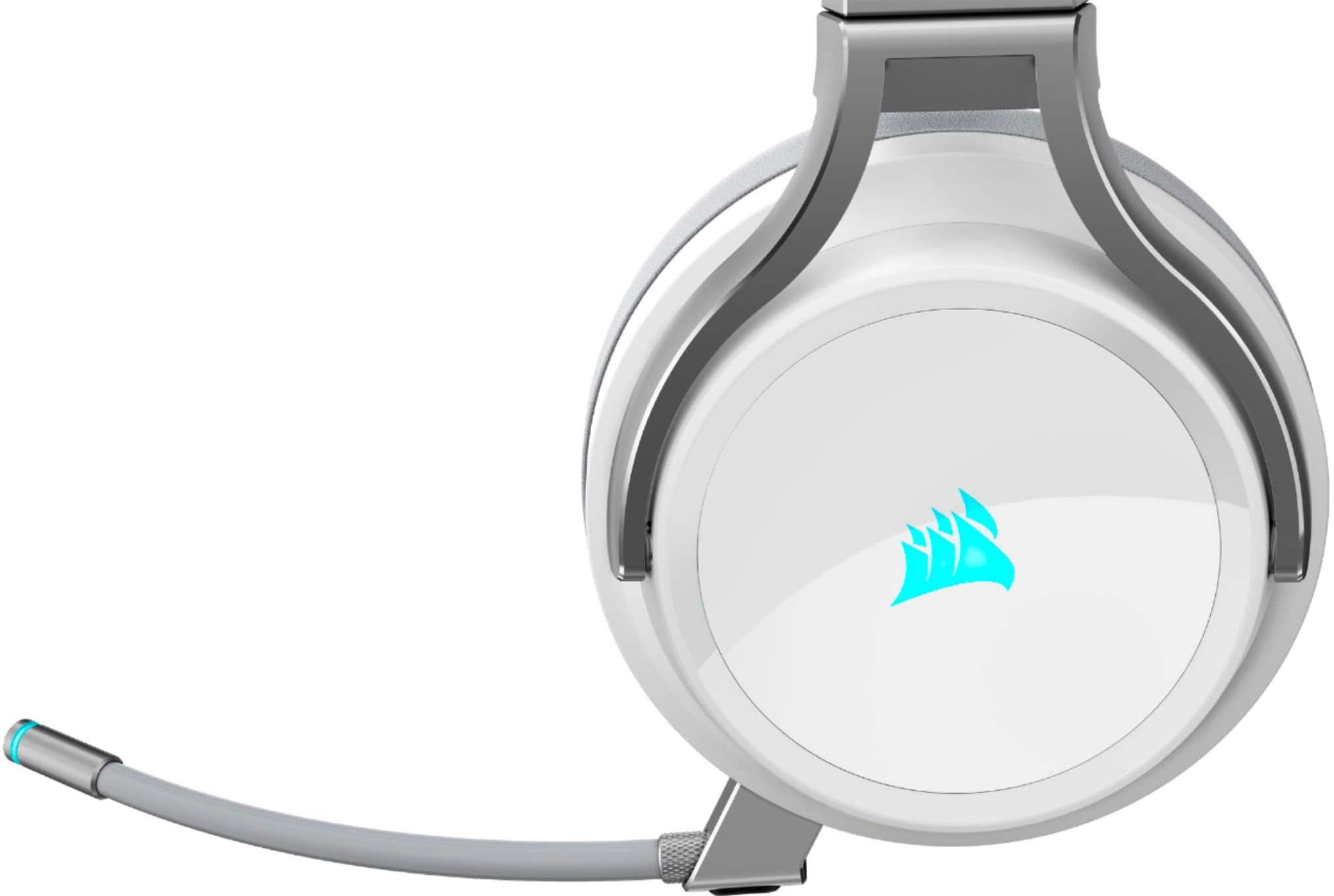 Alt View 11. CORSAIR - VIRTUOSO Wireless Gaming Headset for PC, Mac, PS4, and Mobile - White.