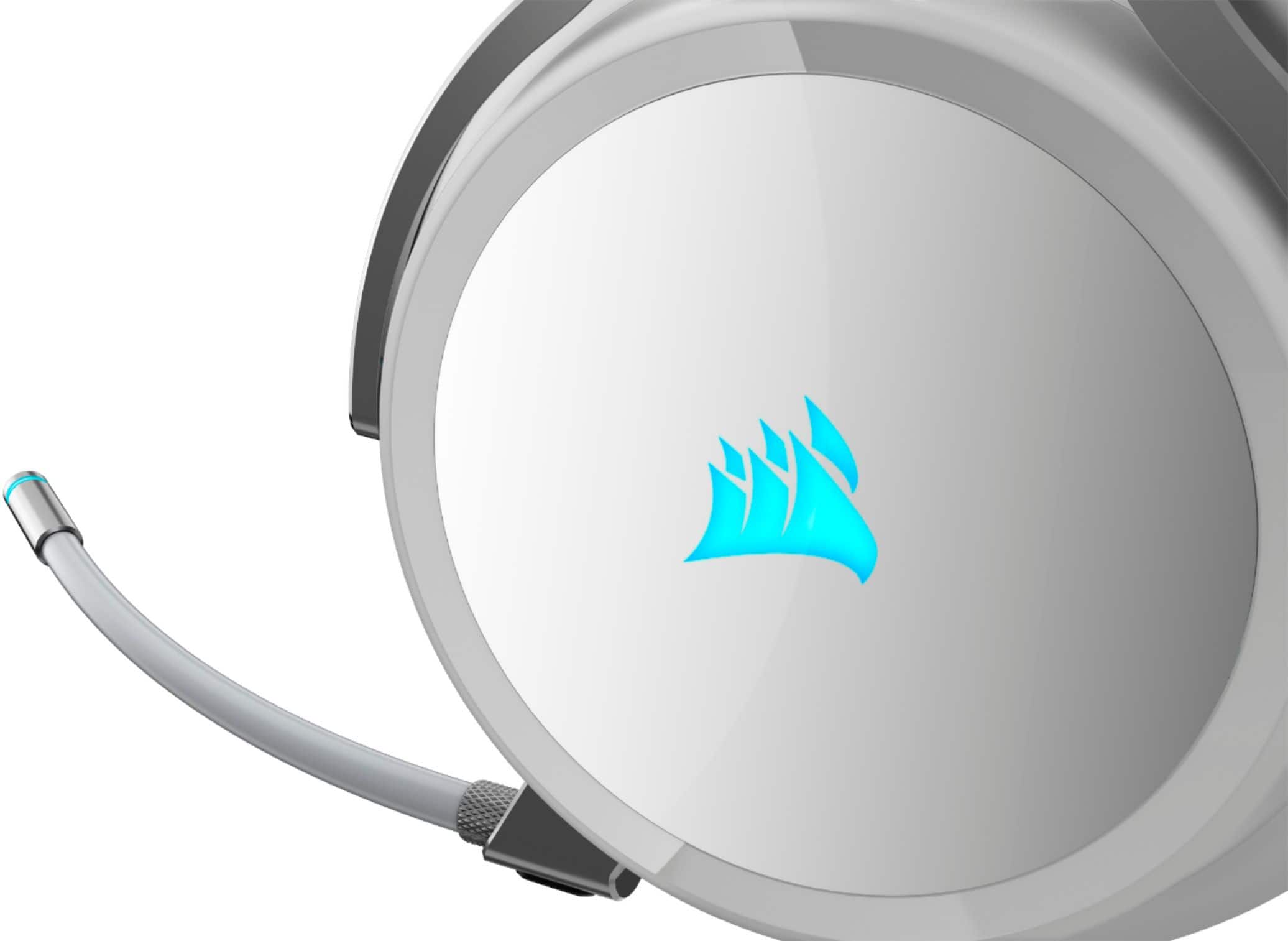 Alt View 18. CORSAIR - VIRTUOSO Wireless Gaming Headset for PC, Mac, PS4, and Mobile - White.