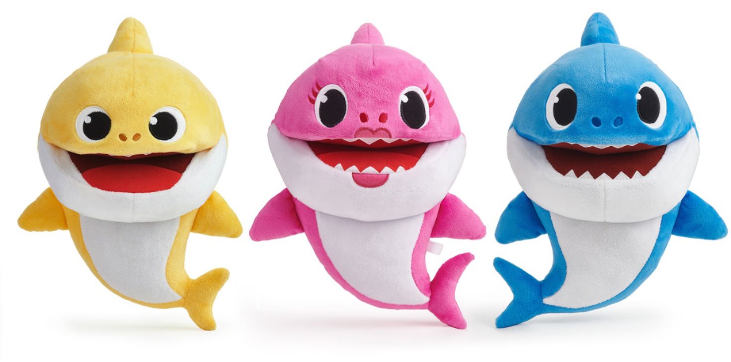 Pinkfong Blue BABY SHARK SONG PUPPET with Tempo Control 