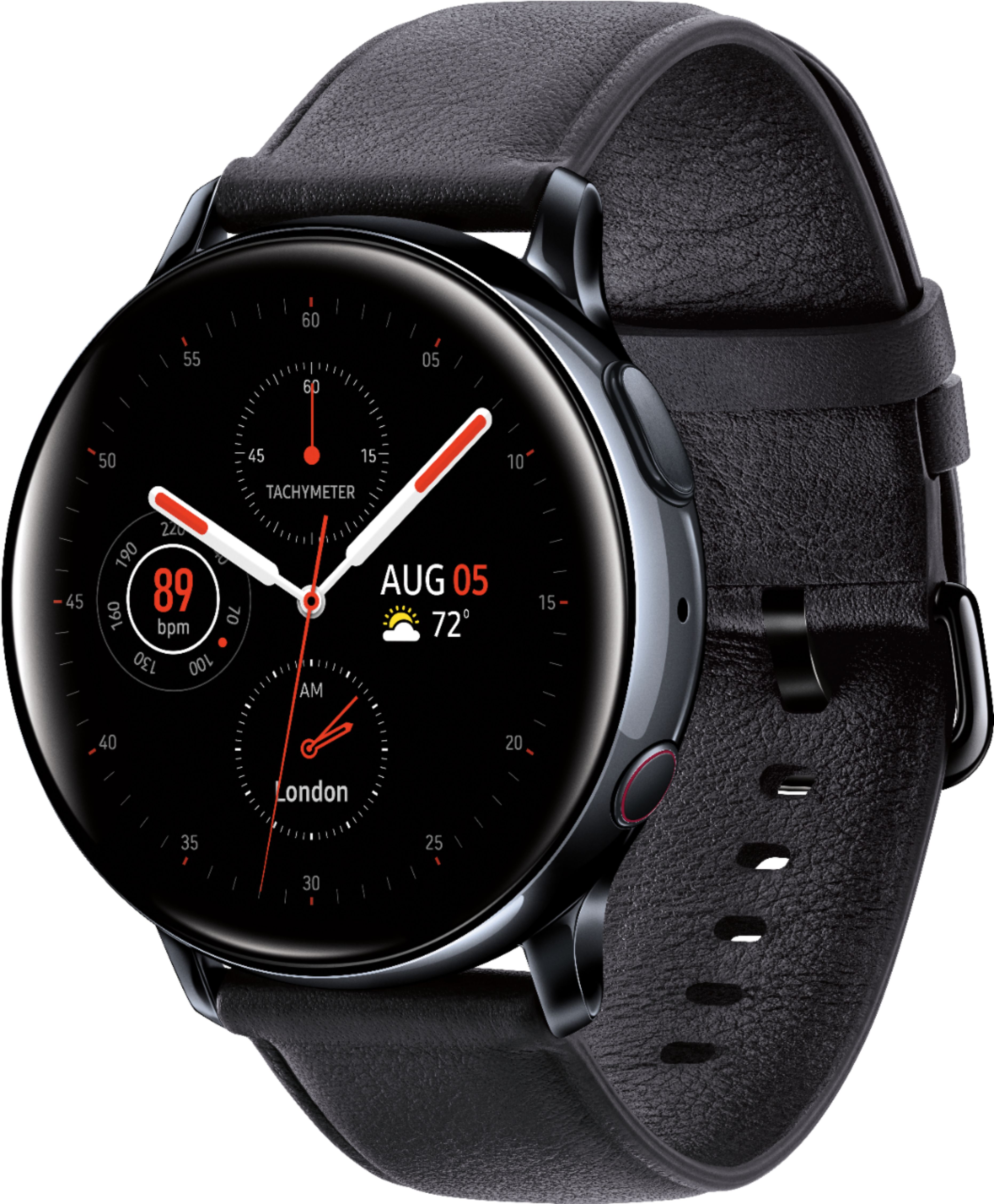 Best Buy: Samsung Galaxy Watch Active2 Smartwatch 40mm Stainless ...