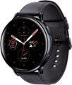 Angle Zoom. Samsung - Galaxy Watch Active2 Smartwatch 44mm Stainless Steel LTE (Unlocked) - Black.