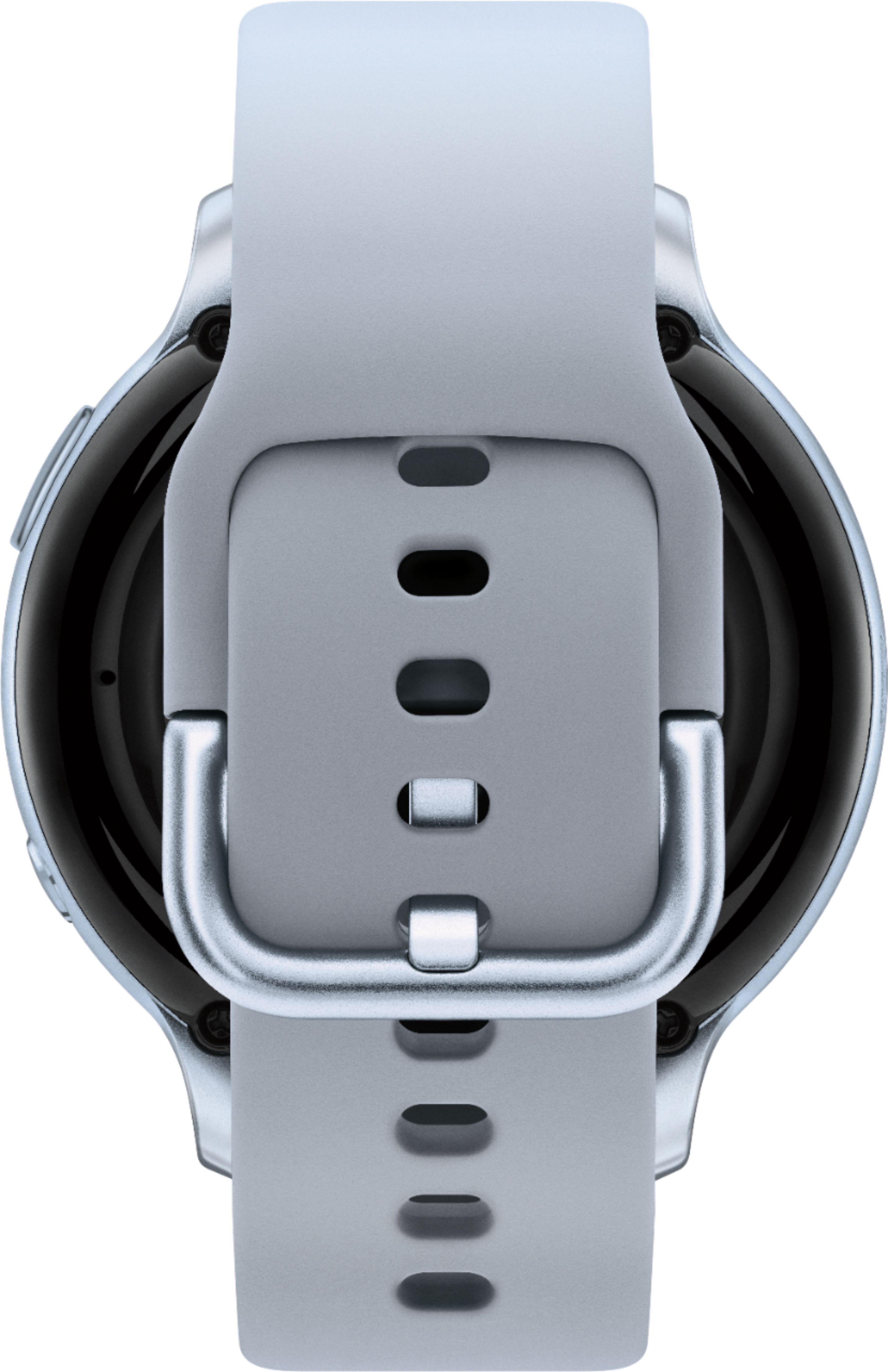  Samsung Galaxy Watch Active2 (Silicon Strap + Aluminum Bezel)  Bluetooth - International (Cloud Silver, R820-44mm) : Electronics