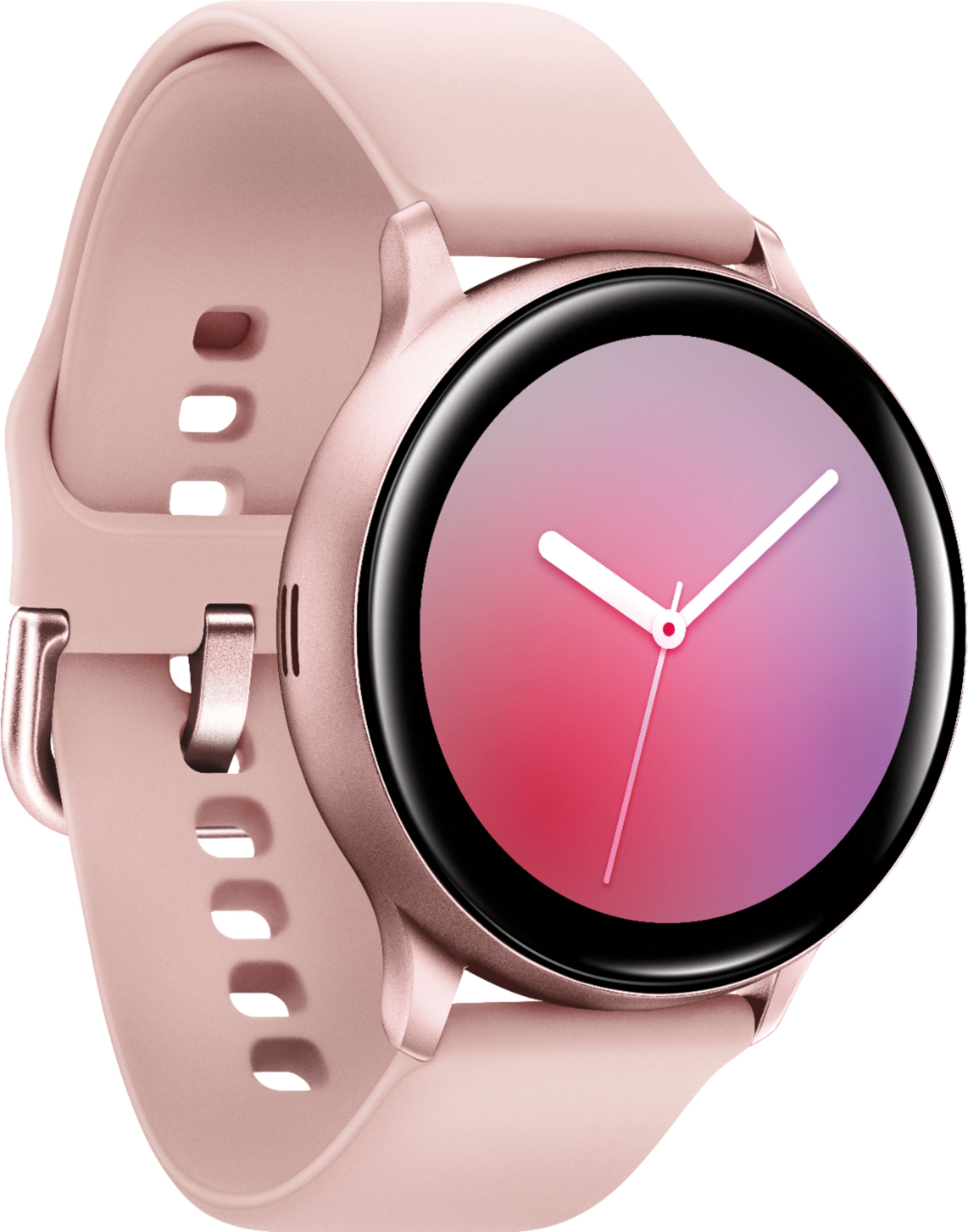 Best Buy: Samsung Galaxy Watch Active2 Smartwatch 40mm Aluminum Pink Gold  SM-R830NZDAXAR