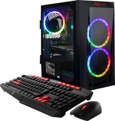 CLX - SET Gaming Desktop - AMD Ryzen 5 3600 - 16GB Memory - NVIDIA GeForce GTX 1660 - 960GB Solid State Drive - Black/RGB - Angle_Zoom