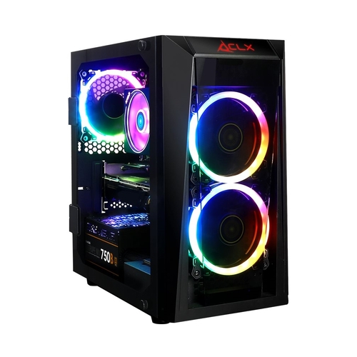 CLX SET Gaming Desktop - AMD Ryzen 7 3800X - 16GB Memory - NVIDIA GeForce RTX 2070 - 960GB Solid State Drive - Black/RGB