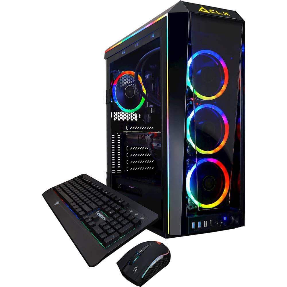 Best Buy: CLX SET Gaming Desktop AMD Ryzen 9 3900X 32GB Memory NVIDIA  GeForce RTX 2080 Ti 6TB Hard Drive + 1TB SSD Black/RGB TGMSETRTH9615BM