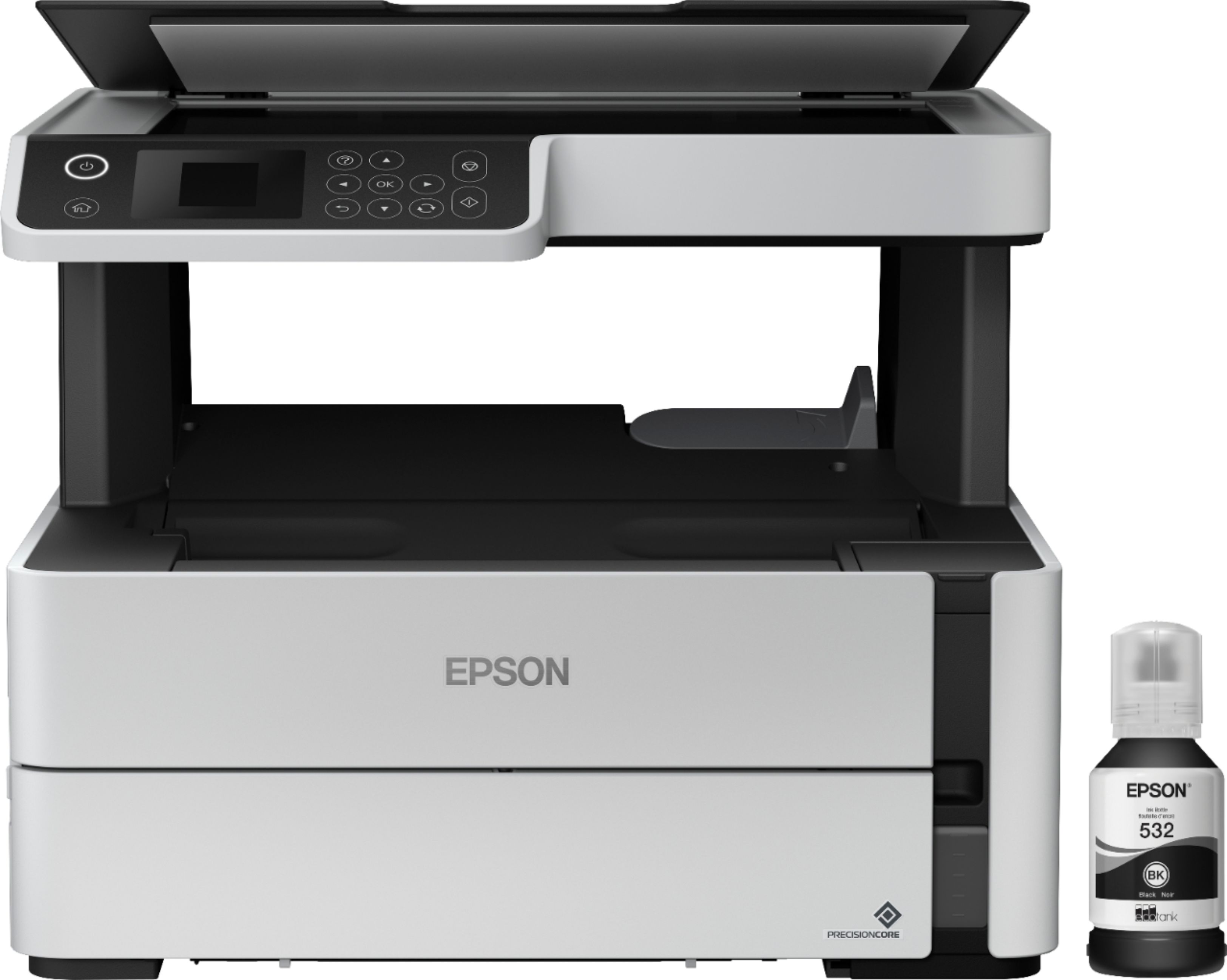 Epson EcoTank ET-M2170 Monochrome All-in-One SuperTank Printer White ECOTANK ET-M2170 WL SUPERTANK - Best Buy