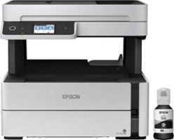 Epson - EcoTank ET-M3170 Wireless Monochrome All-in-One Supertank Printer - White - Front_Zoom