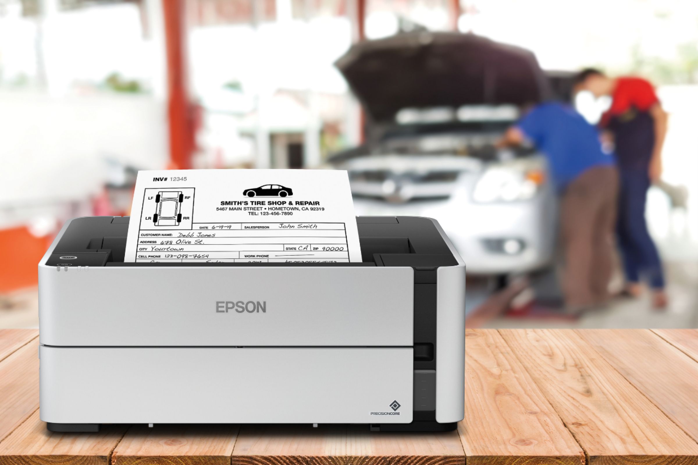 Epson EcoTank ET-M1170 Wireless Monochrome SuperTank Printer White ECOTANK  ET-M1170 WL SUPERTANK - Best Buy