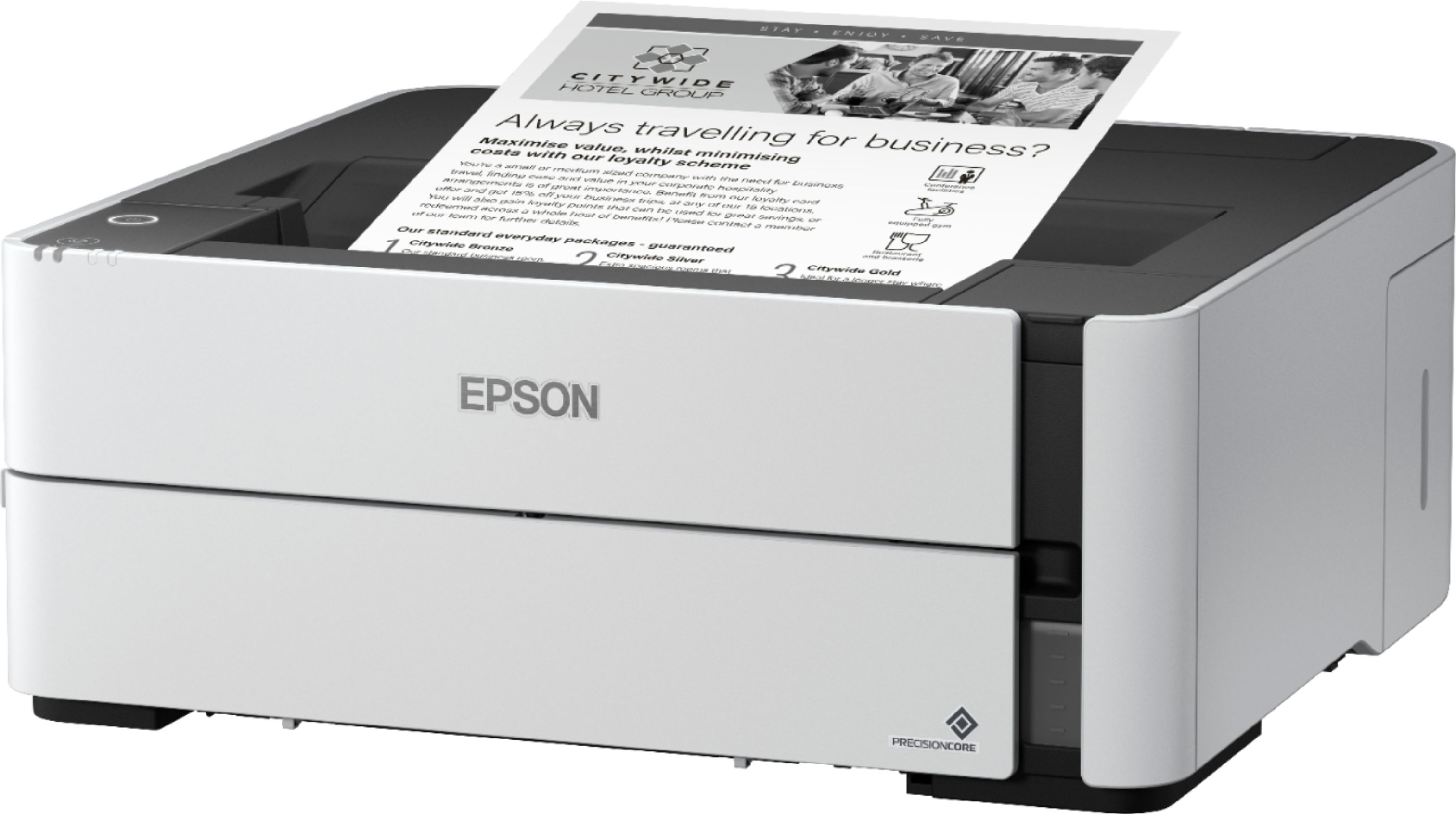 Epson EcoTank ET-M1170 Wireless Monochrome SuperTank Printer White 