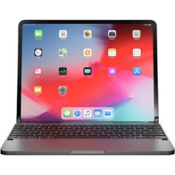 Brydge - Wireless Keyboard for Apple® iPad® Pro 12.9" (3rd Generation 2018 and 4th Generation 2020) - Space Gray - Front_Zoom