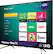 Left. Hisense - 75" Class R7E Series LED 4K UHD Smart Roku TV - Black.