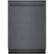 Front Zoom. Bosch - 800 Series 24" Top Control Built-In Dishwasher with CrystalDry, Stainless Steel Tub, 3rd Rack, 42 dBa - Black stainless steel.