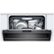 Alt View Zoom 1. Bosch - 800 Series 24" Top Control Built-In Dishwasher with CrystalDry, Stainless Steel Tub, 3rd Rack, 42 dBa - Black stainless steel.
