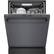 Alt View 22. Bosch - 800 Series 24" Top Control Built-In Dishwasher with CrystalDry, Stainless Steel Tub, 3rd Rack, 42 dBa - Black stainless steel.
