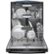 Alt View Zoom 22. Bosch - 800 Series 24" Top Control Built-In Dishwasher with CrystalDry, Stainless Steel Tub, 3rd Rack, 42 dBa - Black stainless steel.